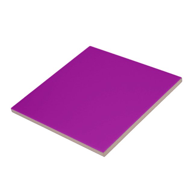  Barney purple (solid colour)  Ceramic Tile (Side)
