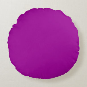 Barney purple (solid colour) Round Cushion