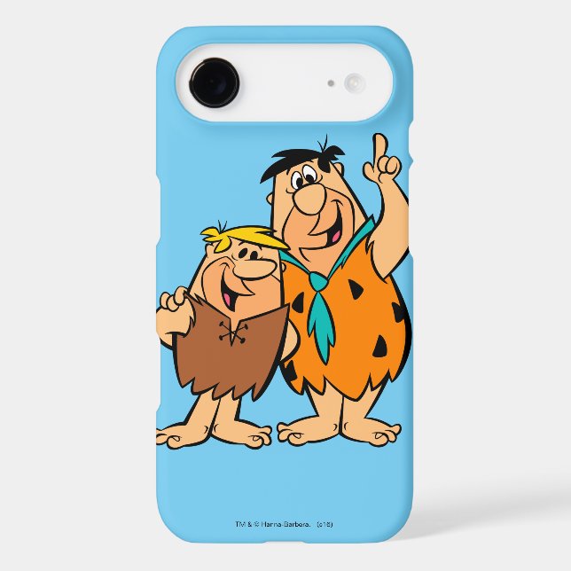 Barney Rubble and Fred Flintstone Case-Mate iPhone Case (Back)