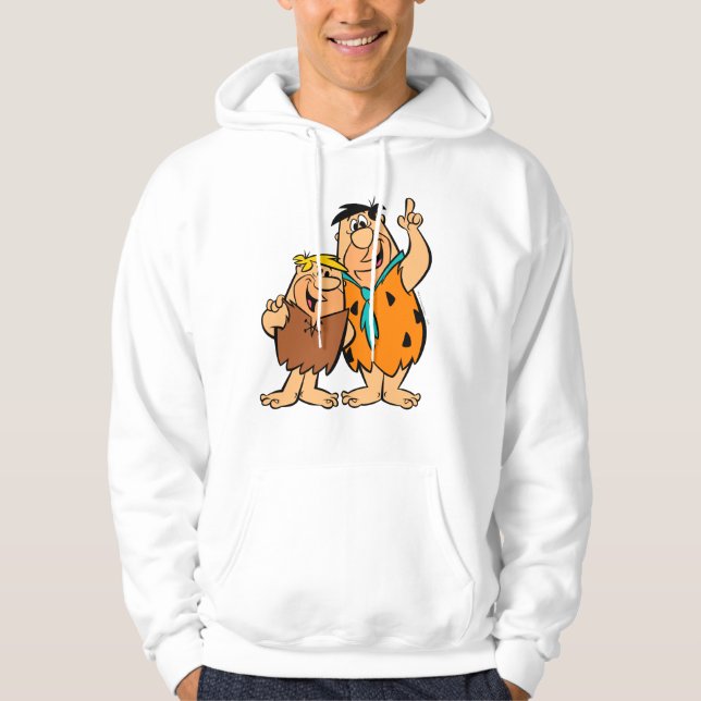 Barney Rubble and Fred Flintstone Hoodie (Front)