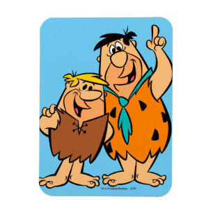 Barney Rubble and Fred Flintstone Magnet