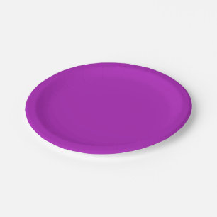 Barney (solid colour) Paper Plate