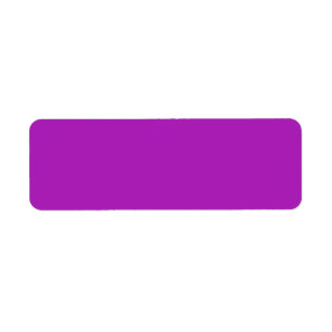 Barney (solid colour) Return Address Label