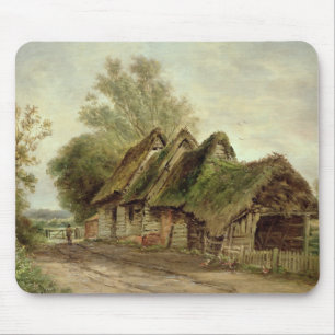 Barns at Flatford (oil on canvas) Mouse Pad