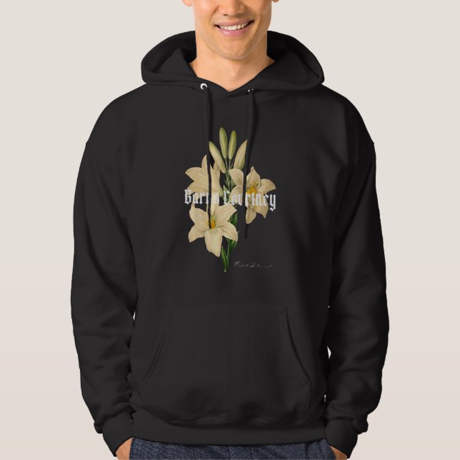 Barns Courtney u2013 White Lily Hoodie (Front)