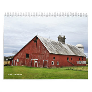 Barns In Vermont Calendar