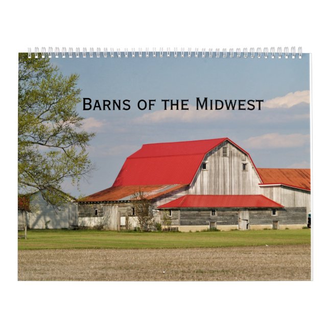 Barns of the Midwest Calendar (Cover)