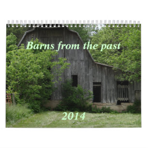 Barns of the Past Calendar- personalise Calendar