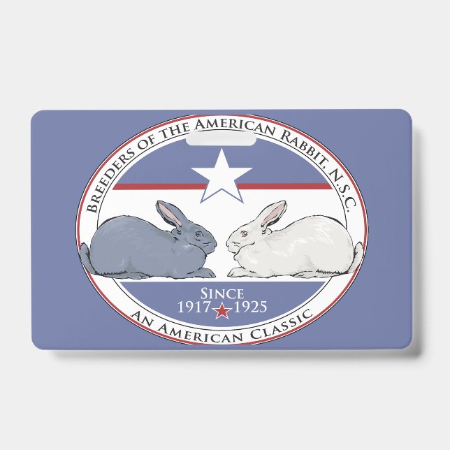 BARNSC Cage Tags ID Badge (Front)