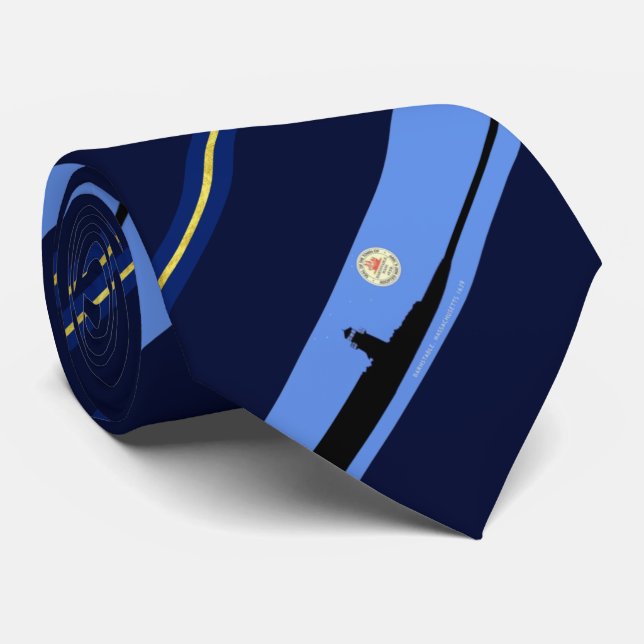 Barnstable (Massachusetts) city flag Neck Tie (Rolled)