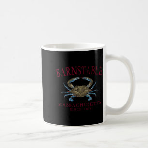 Barnstable Massachusetts Crab Town Since 1639 Coffee Mug