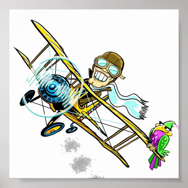 Barnstormer Bob and Bird Poster (Front)