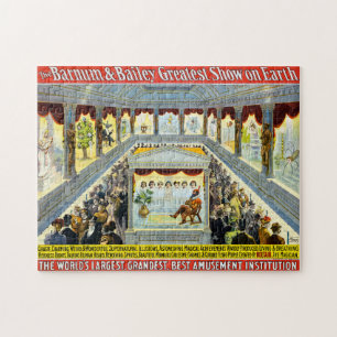 Barnum and Bailey - Supernatural Illusions, 1898 Jigsaw Puzzle