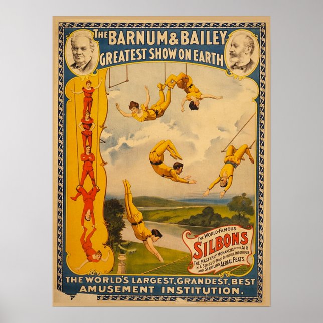 Barnum & Bailey Circus - Circa 1900 Poster (Front)