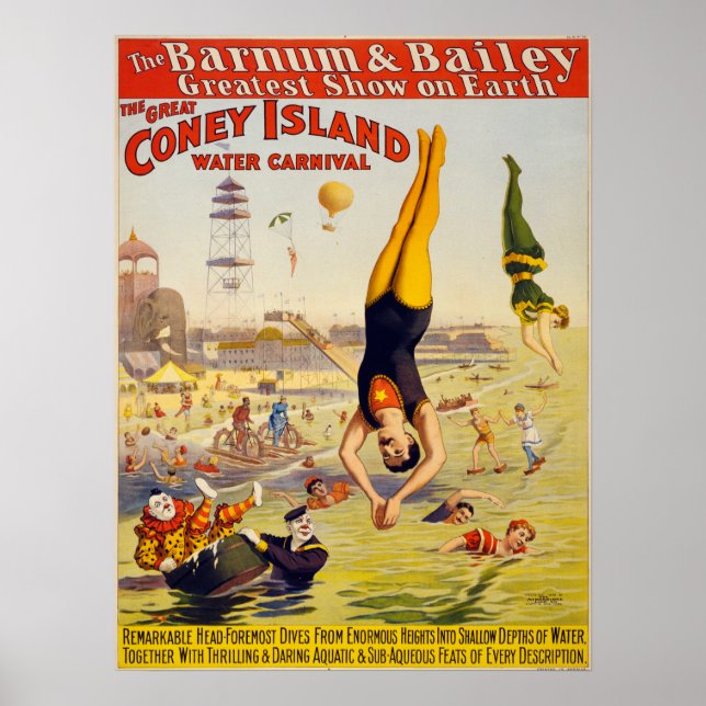 Barnum & Bailey Circus - Circa 1900 Poster (Front)