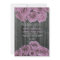 Barnwood and Pink Roses Wedding Invitation
