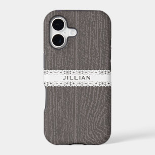 Barnwood & Lace Inspired iPhone 5 Case