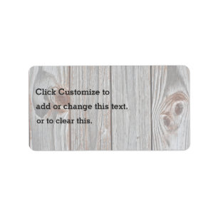 Barnwood Wall Label