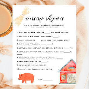 Barnyard Animals - Baby Nursery Rhymes Game