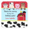 Barnyard animals Birthday Party favour labels