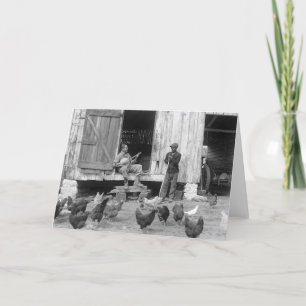 Barnyard Banjo Player, 1927 Card