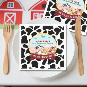 Barnyard Bash Birthday   Napkin