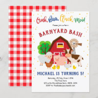 Barnyard Bash, Farm Animals, Petting Zoo, Birthday