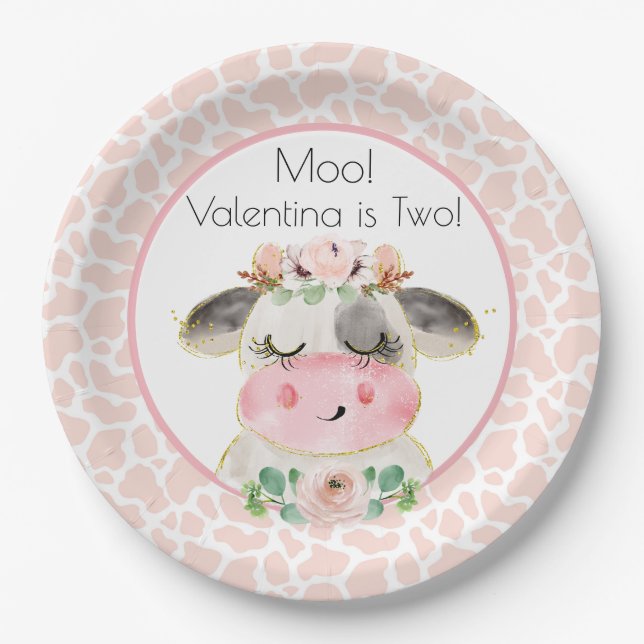 Barnyard Birthday Plates Oink Moo Cockadoodledoo (Front)