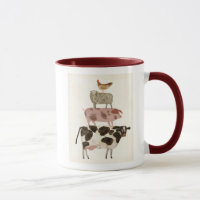 Barnyard Buds - Cow, Pig, Sheep, and Hen