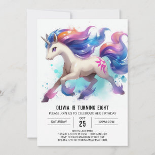 Barnyard Custom Horse Birthday Invitation