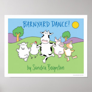 BARNYARD DANCE! poster by Sandra Boynton