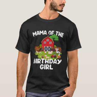 Barnyard Farm Animals Mama T-Shirt