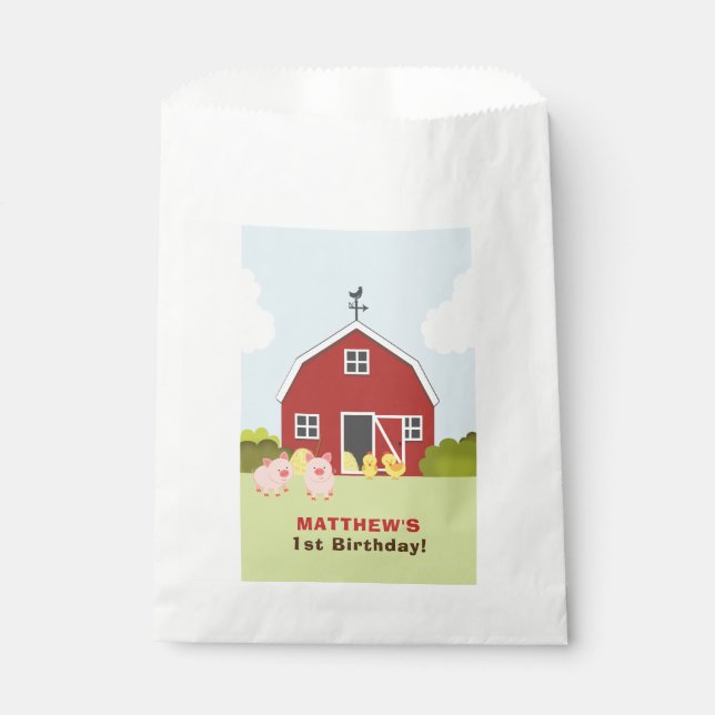 Barnyard Favour Bag (Front)