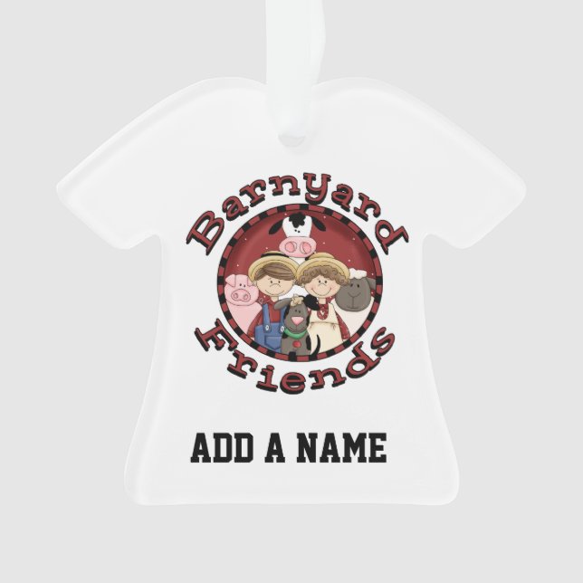 Barnyard Friends Ornament (Front)