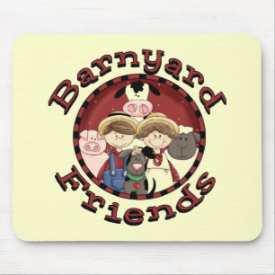 Barnyard Friends Tshirts and Gifts Mouse Pad