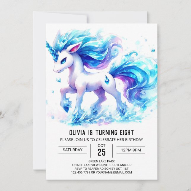 Barnyard Kids Horse Birthday Invitation (Front)