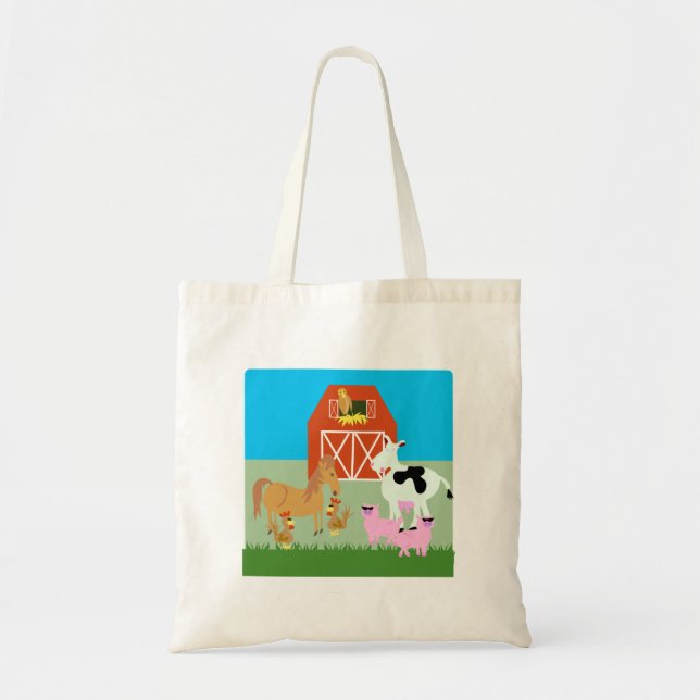 Barnyard Party Tote Bag (Front)