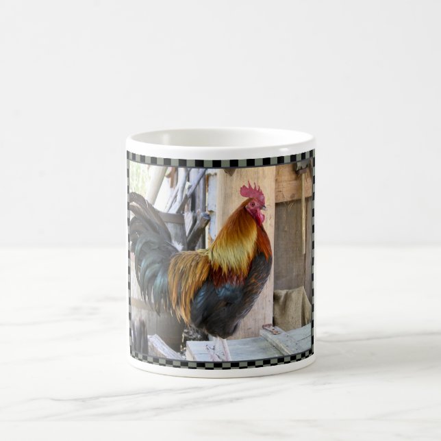 Barnyard Rooster Mug (Center)