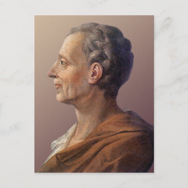 Baron de Montesquieu Postcard (Front)
