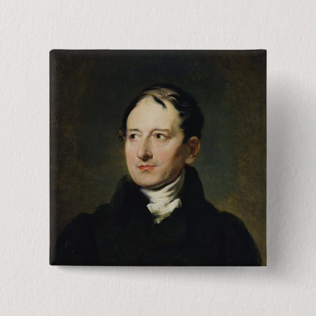 Baron Francois Pascal Simon Gerard 15 Cm Square Badge (Front)