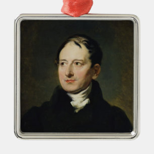 Baron Francois Pascal Simon Gerard Metal Tree Decoration