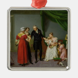 Baron Jean Louis Alibert Metal Tree Decoration