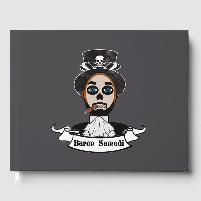 Baron Samedi Portrait Guest Book (Front)