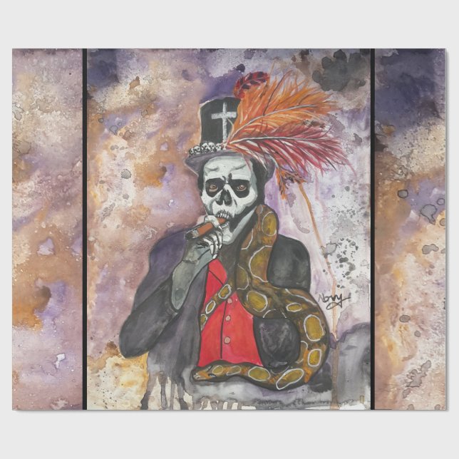 Baron Samedi Wrapping Paper (Flat)