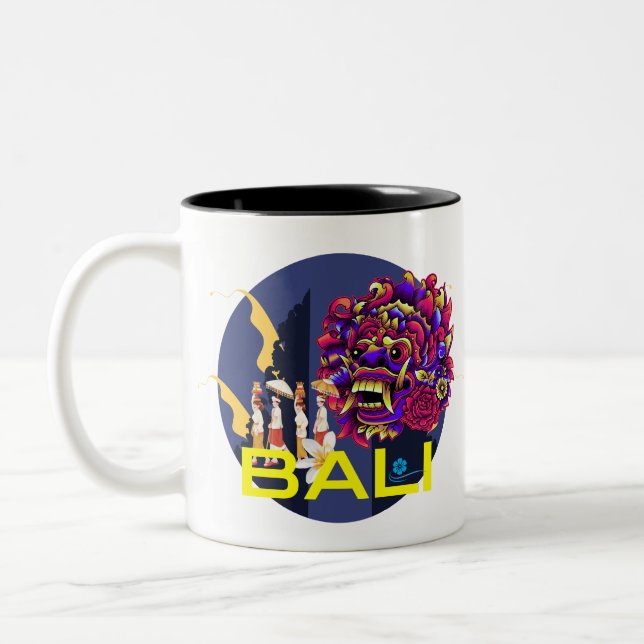 Barong Bali-Inspired Mug for Mythical Delight (Left)