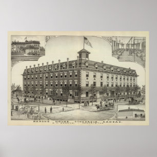 Barons House, Concordia, Kansas Poster