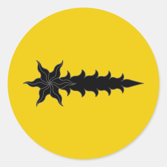 Barony-Marche of the Debatable Lands Classic Round Sticker (Front)
