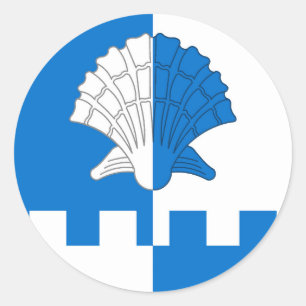 Barony of Elfsea Populace Badge Classic Round Sticker