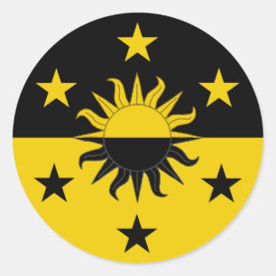Barony of Eskalya Populace Badge Classic Round Sticker