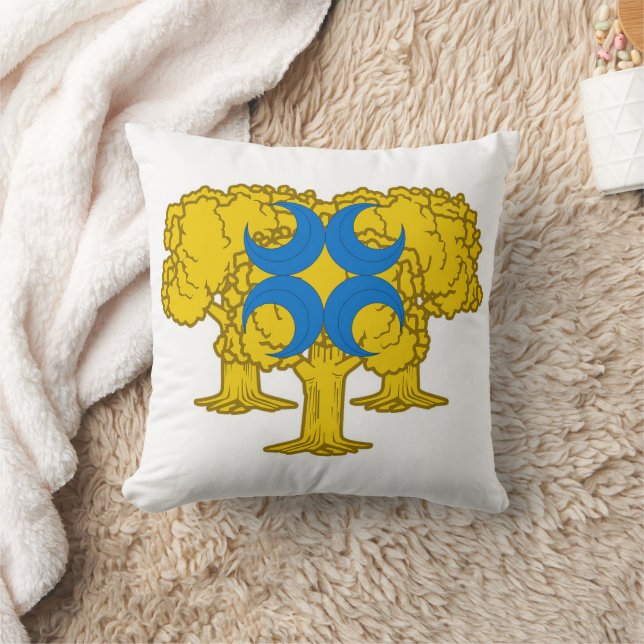 Barony of Gyldenholt Populace Badge Throw Pillow (Blanket)